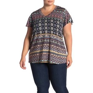 NWT Nordstrom Alchemy Thread V-Neck Boho Blouse